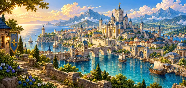 Aetheron world illustration